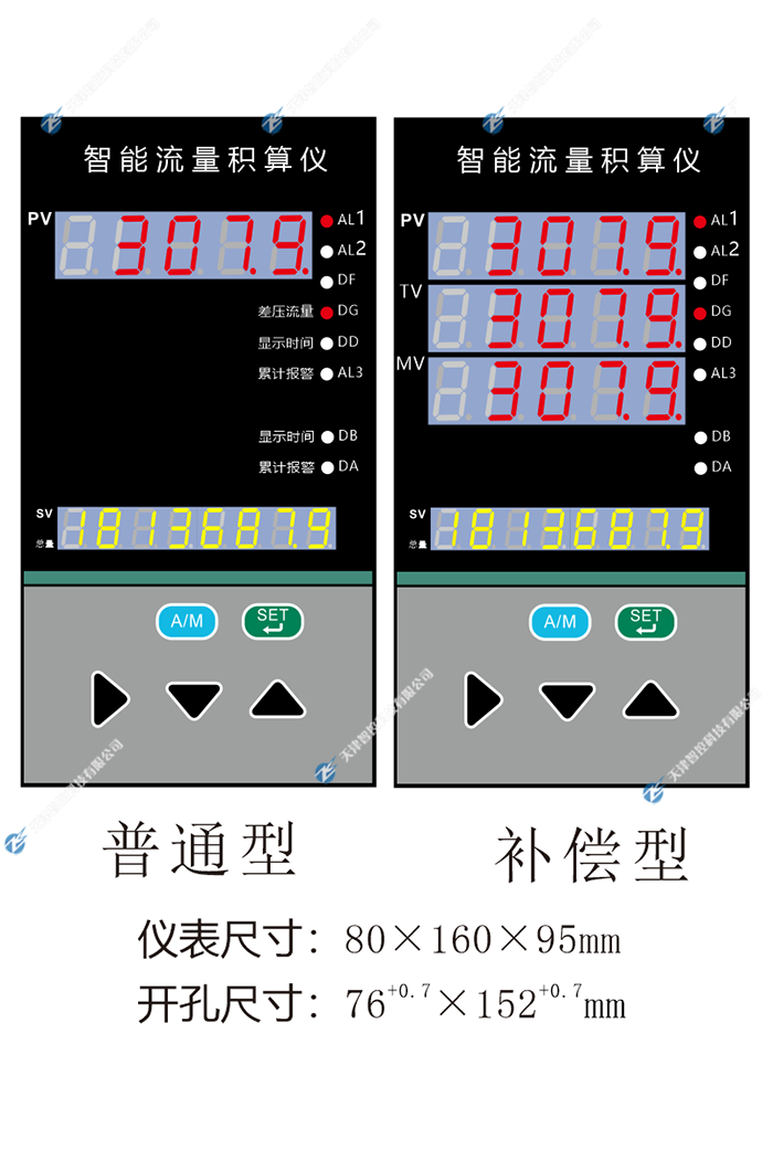 ZKS-LKS80系列流量积算仪