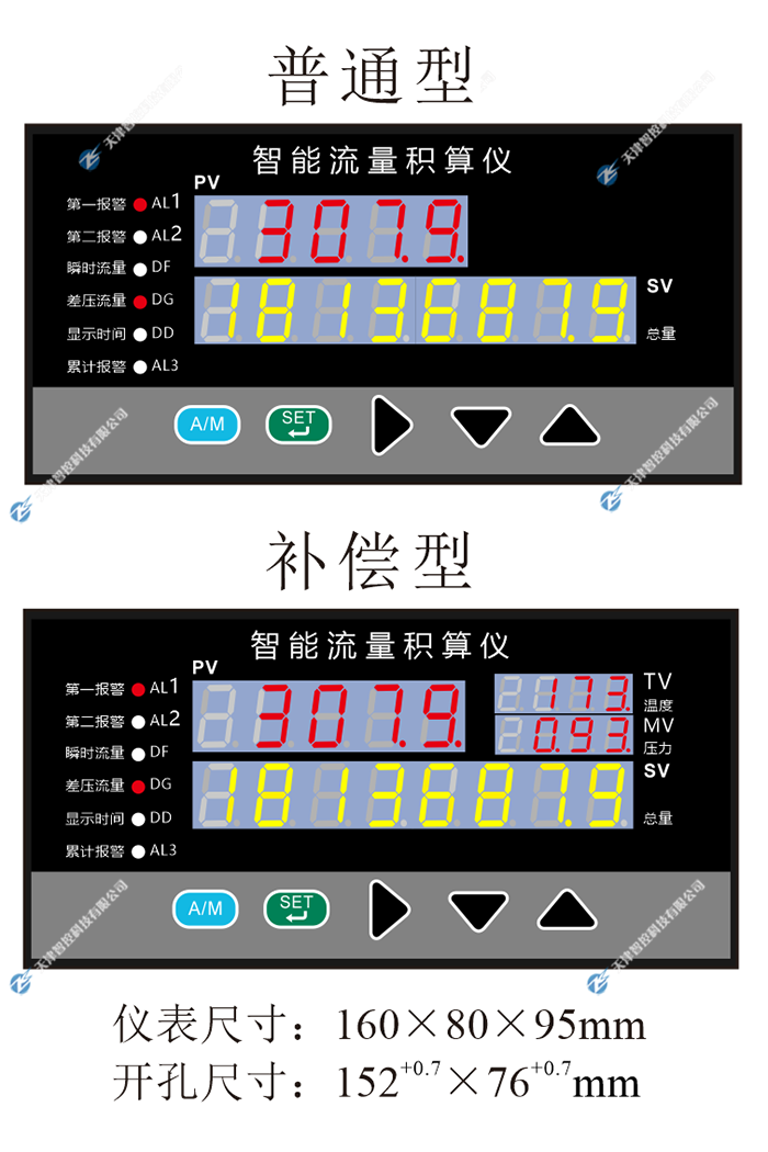 ZKS-LK80系列流量积算仪